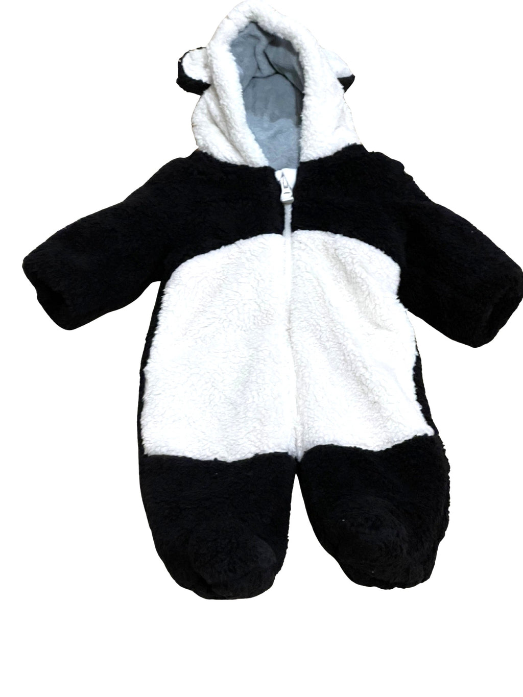 Baby Toddler Unisex Soft Hooded Feet Covered Romper Winter Jumpsuit Snowsuit