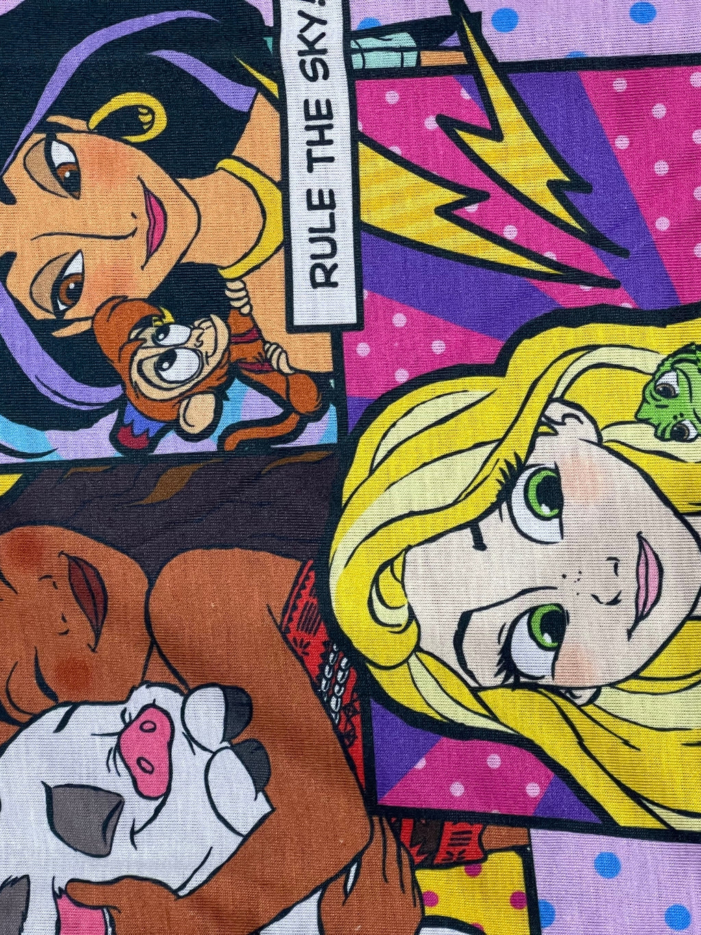 Girls Princess Disney Purple & Pink Multi Pyjamas