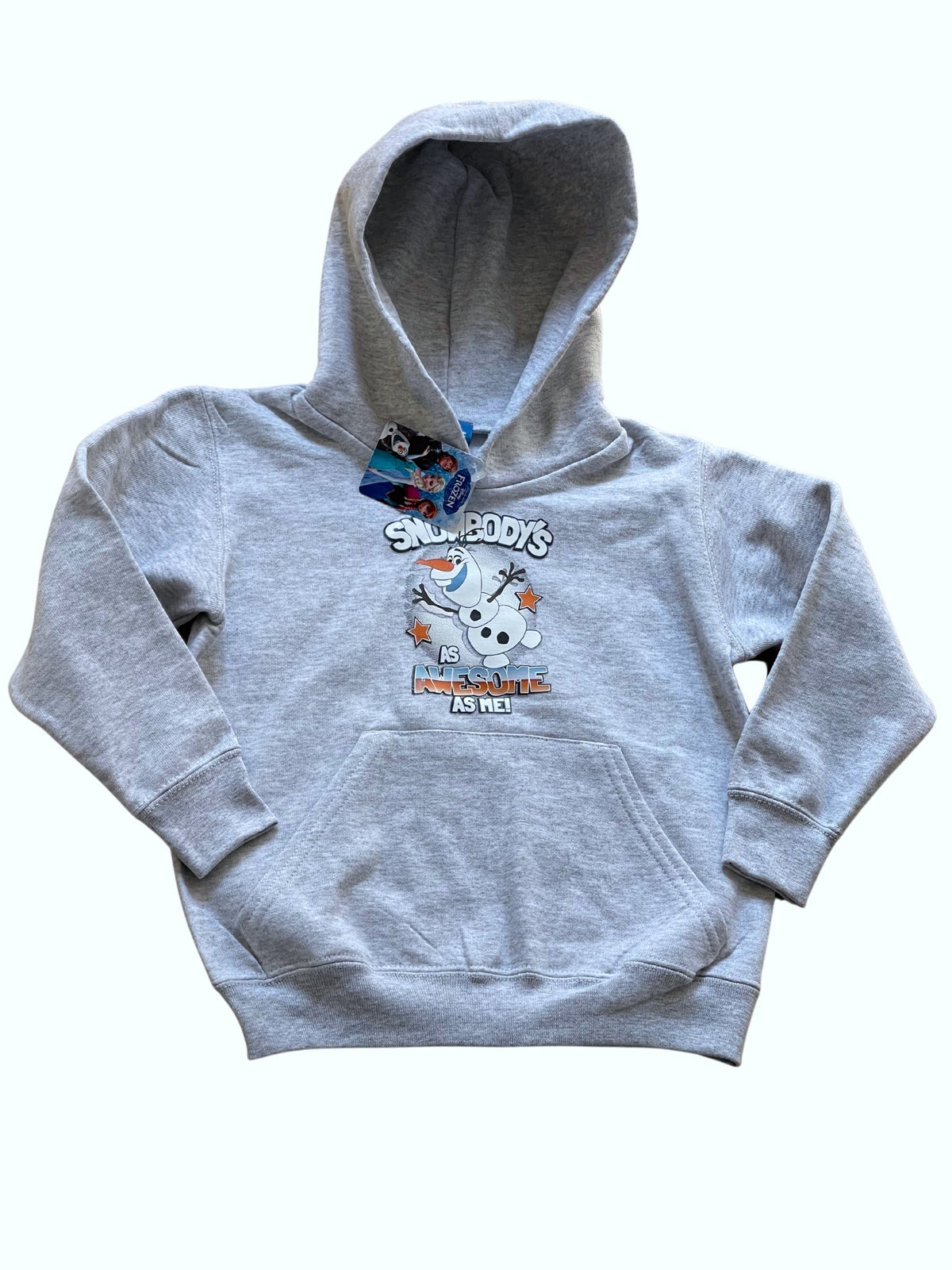 Boys Girls Disney Frozen Olaf Grey Hoodie