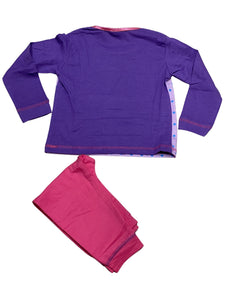 Girls Princess Disney Purple & Pink Multi Pyjamas