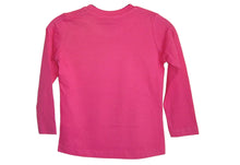 Load image into Gallery viewer, Girls Cerise Official Disney Frozen Anna &amp; Elsa Cotton Long Sleeve Shirt Tops
