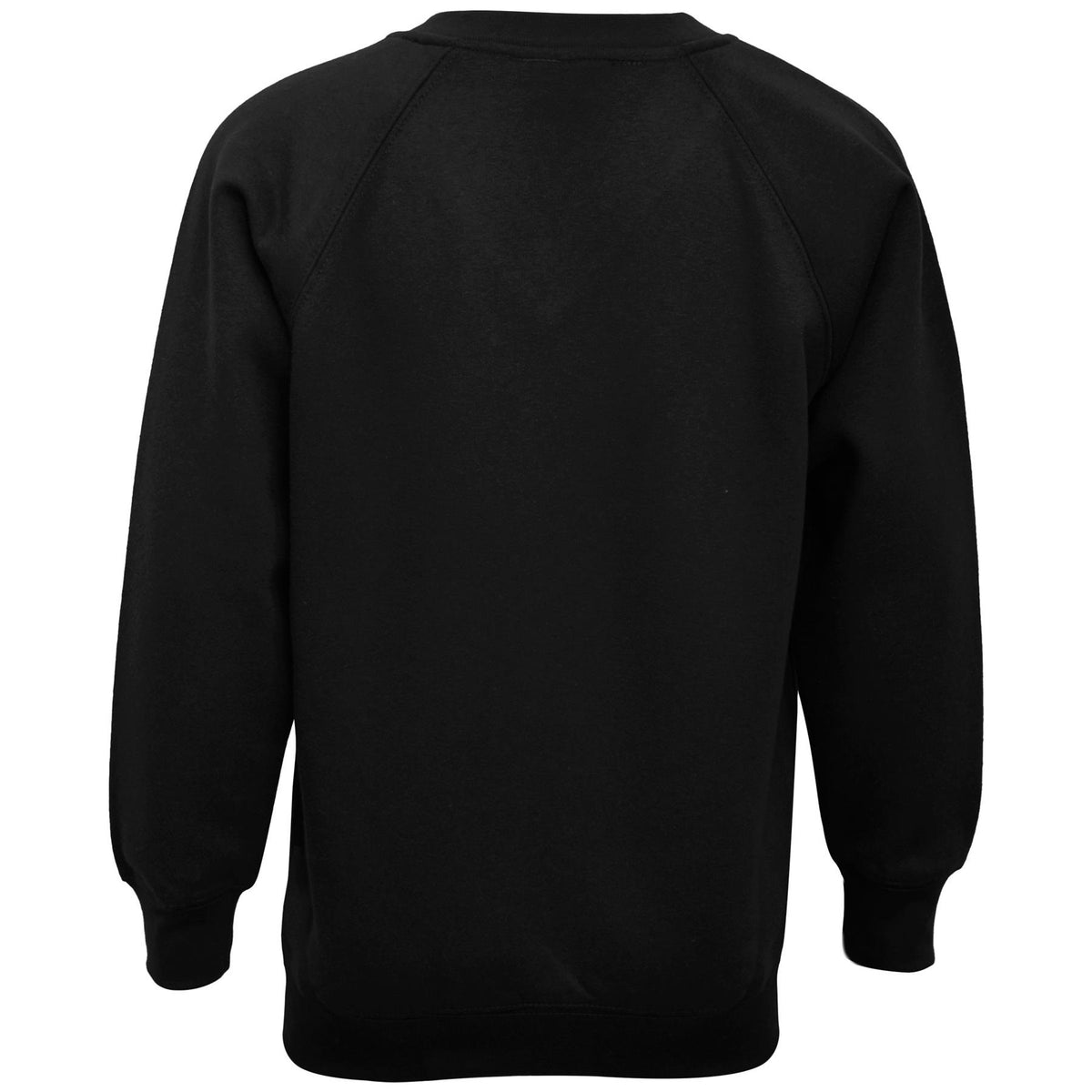Boys Girls Black V Neck Fleece Pullover Casual School Jumper 2 Pack Sweatshirts
