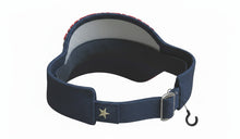 Load image into Gallery viewer, England Star Embroidery Unisex Navy / White Open Top Adjustable Sun Holiday Cap
