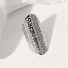Load image into Gallery viewer, Ladies Gold Silver Smooth Bubble Design Stainless Steel Adjustable Ring
