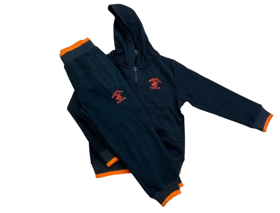 Boys Beverly Hills Polo Club Fleece Hoodie Tracksuit Set