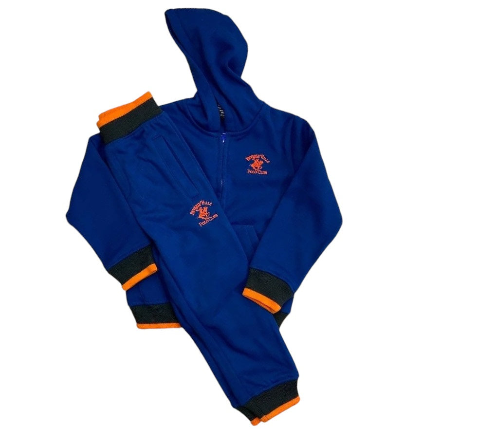 Boys Beverly Hills Polo Club Fleece Hoodie Tracksuit Set