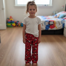 Load image into Gallery viewer, Girls Disney Minnie Mouse Cotton Rich Pyjamas Elasticated Waist Nightwear Pants
