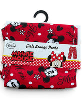 Load image into Gallery viewer, Girls Disney Minnie Mouse Cotton Rich Pyjamas Elasticated Waist Nightwear Pants
