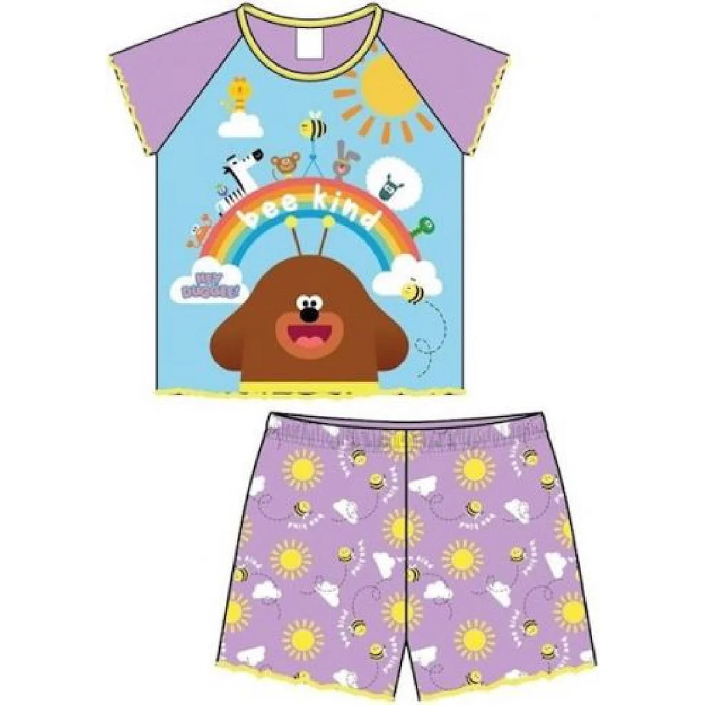 Girls Hey Duggee Shortie Top & Shorts Pyjamas Set