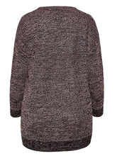 Load image into Gallery viewer, Ladies Ex Yours Curve Chunky Rib Trimmed Longline Plus Size Jumpers
