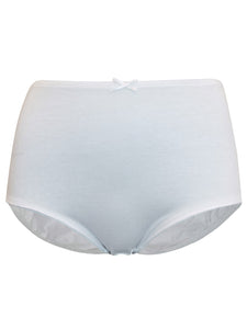 Ladies Briefs Pure Cotton High Waist Full Womens Knickers 6-24