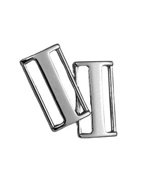 Stainless Steel Rectangle Wide Middle Bar Adjuster Tri-glide Pin Roller Buckle