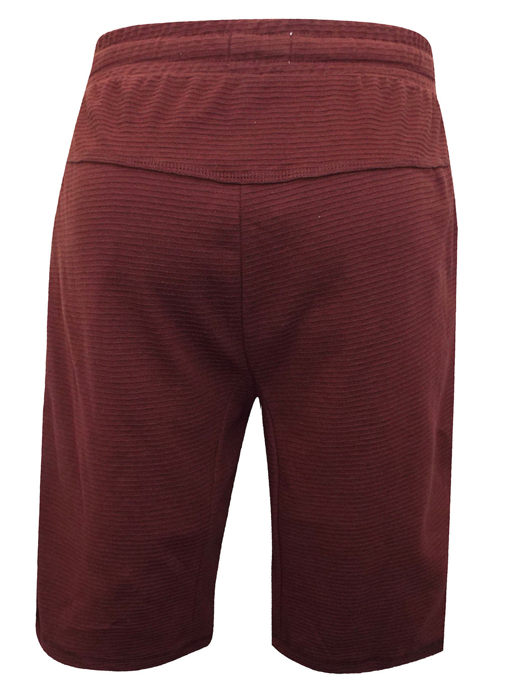 Mens Penguin Drawstring Waist Ribbed Cotton Gym Casual Shorts