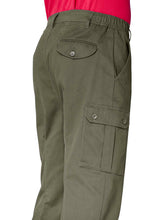Load image into Gallery viewer, Mens Khaki Pure Cotton Cargo Trousers
