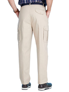 Mens Pure Cotton Cargo Trousers