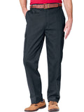 Mens Black Combat Cargo Pure Cotton Side Elasticated Waist Trousers