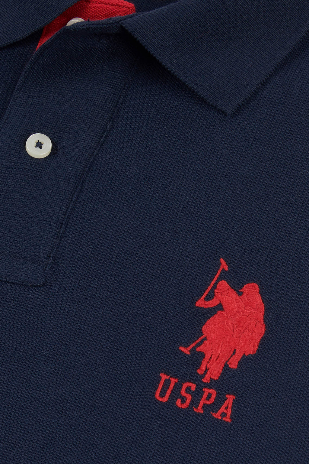 Mens US Polo Assn USPA Black Cotton Short Sleeve Slim Fit T- Shirt