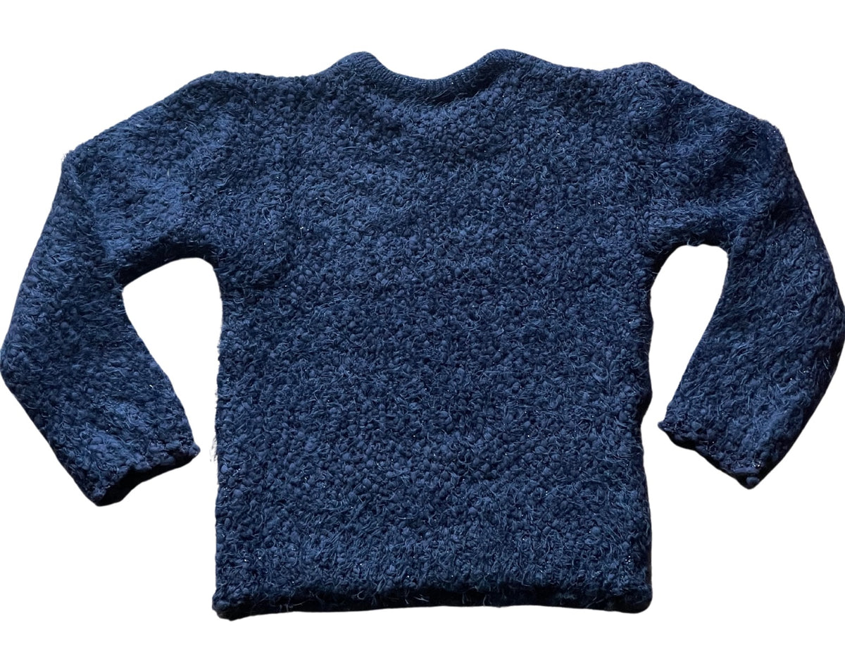 Girls Soft Textured Bubble Tight Knitted Warm Jumpers