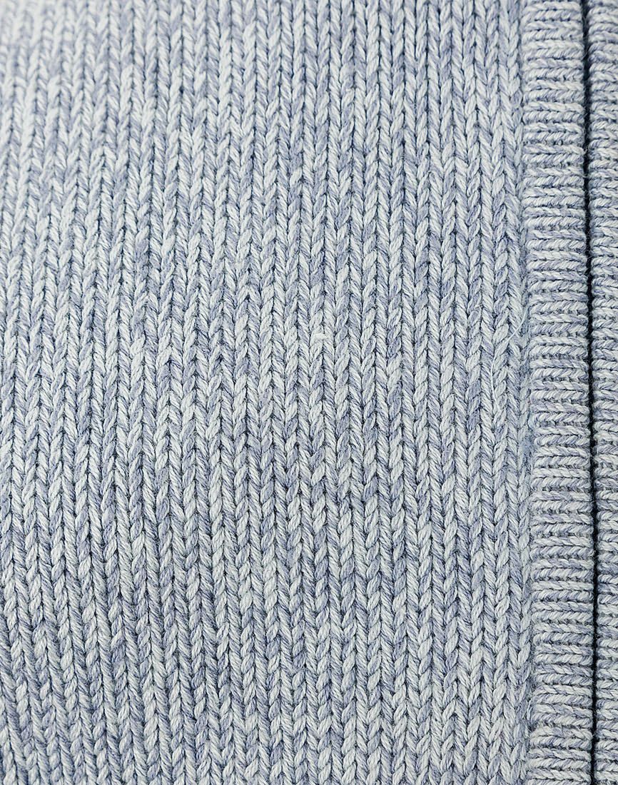 Ladies Ribbed High Neck Full Zip Mid-Length Cardigan
