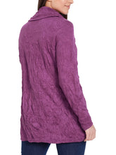 Load image into Gallery viewer, Ladies BPC Cowl Neck Crushed Crinkle Effect Long Sleeve Tunic Tops
