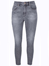 Load image into Gallery viewer, Ladies Grey Chloe Long Length Soft Stretch Skinny Fit Jeans
