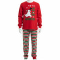 Girls Red Up to Snow Good Polar Fleece Xmas Top & Bottoms Christmas Pyjamas Sets