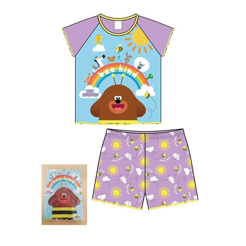 Girls Hey Duggee Shortie Top & Shorts Pyjamas Set
