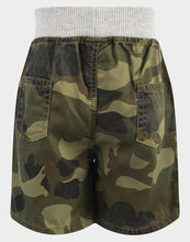 Load image into Gallery viewer, Boys Baby Camouflage Cotton Rib Elastic Waist Drawstring Pull-On Summer Shorts

