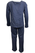 Load image into Gallery viewer, Girls Frozen Dark Navy Cotton Top &amp; Bottom Pyjamas Set
