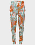 Girls Rust Green Art Class Tie Dye Joggers