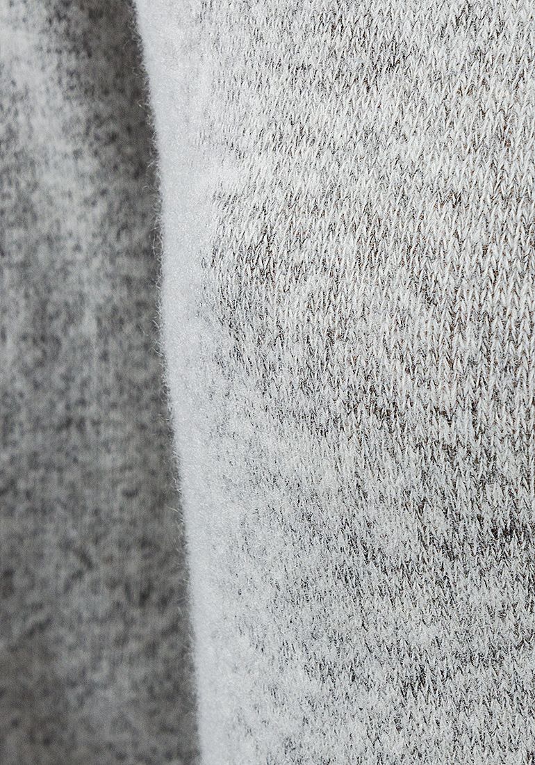 Ladies Grey Roll Polo Neck Soft Fleece Long Sleeve Jumper Dress