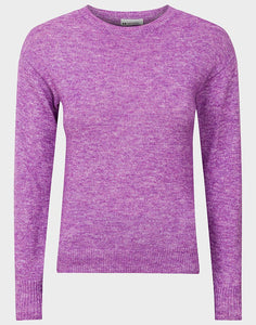 Ladies Camaieu Lilac Round Neck Soft Wool Blend Jumpers Success