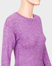 Load image into Gallery viewer, Ladies Camaieu Lilac Round Neck Soft Wool Blend Jumpers Success
