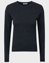 Load image into Gallery viewer, Ladies Camaieu Navy Round Neck Soft Wool Blend Jumpers
