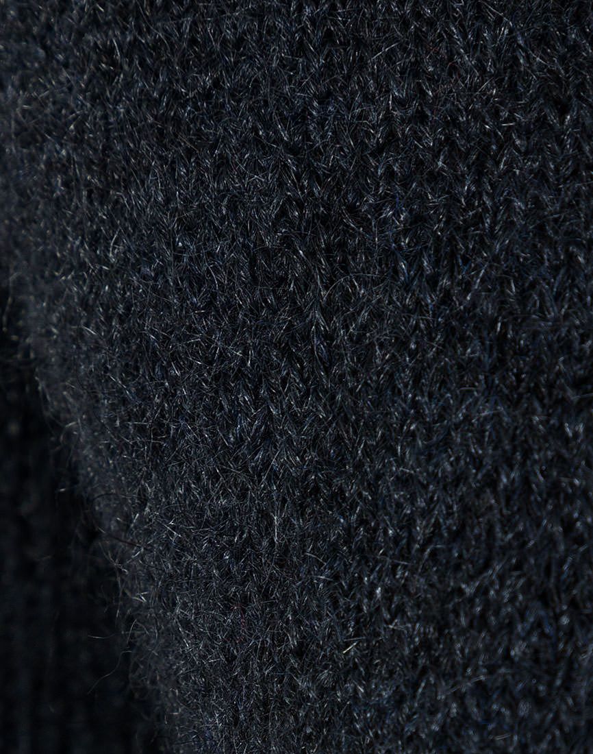Ladies Camaieu Navy Round Neck Soft Wool Blend Jumpers