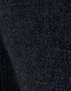 Ladies Camaieu Navy Round Neck Soft Wool Blend Jumpers