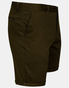 Mens Cotton Rich Skinny Fit Chino Multipocket Summer Shorts