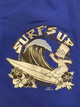 Load image into Gallery viewer, Boys The Simpson Navy &amp; Blue Surf&#39;s Up Swimming Shorts
