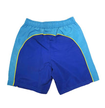 Load image into Gallery viewer, Boys The Simpson Navy &amp; Blue Surf&#39;s Up Swimming Shorts
