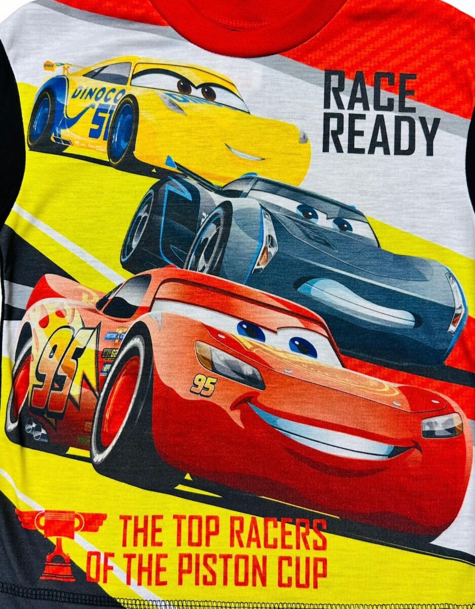 Boys Disney Cars Sublimaton Lightning McQueen Print Longsleeve Pyjamas