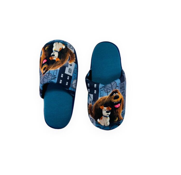 Boys Girls Secret Life of Pets Slip On Non Slip Cozy Slippers