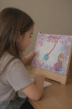 Load and play video in Gallery viewer, Kids Disney Frozen Dry Erase Message Board With Marker Dry Sponge Erase Marker
