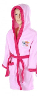Girls Paw Patrol Pink Cerise Bathrobe Super Soft Fleece Dressing Gown