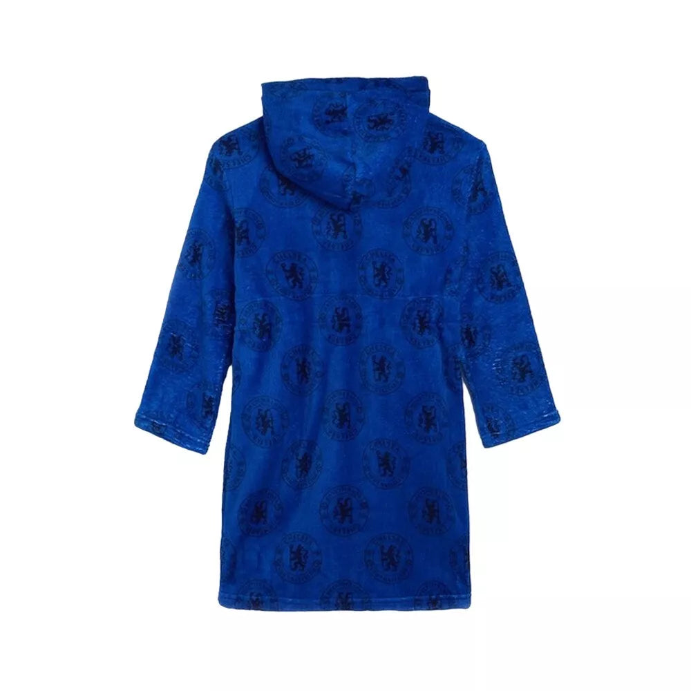 Mens Adult Official Chelsea FC Dressing Gown Bathrobe