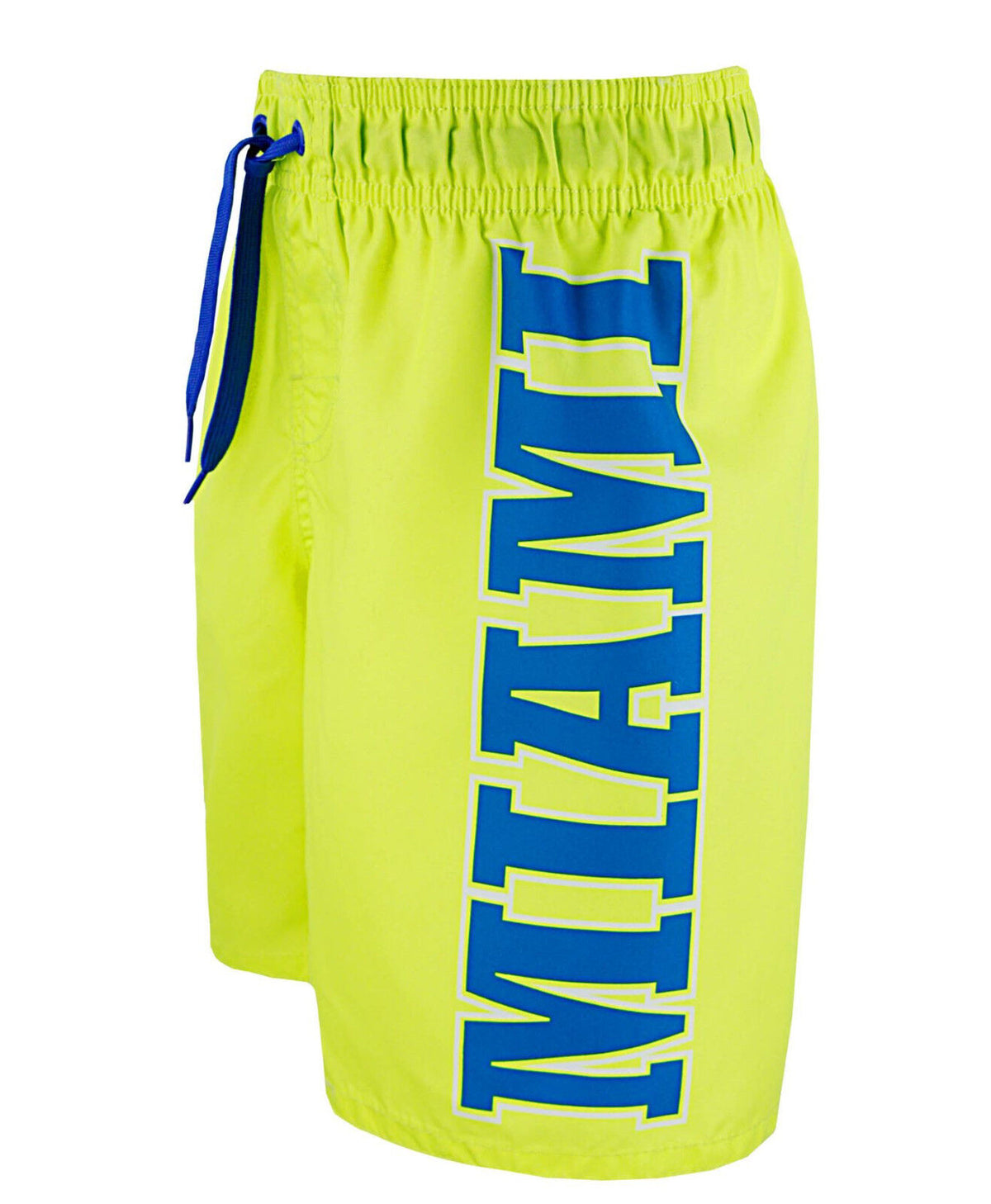 Boys Yellow Neon Miami Los Angeles New York Swimming Shorts