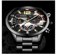 Load image into Gallery viewer, Mens Luxury Luminous Dial Quartz Wrist Stainless Steel Scratch Resistance Watch
