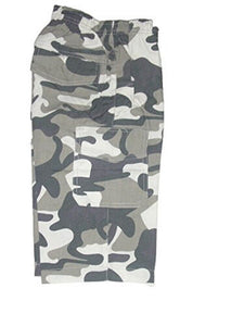Boys Camouflage Multi Combat Cargo Cotton Summer Shorts