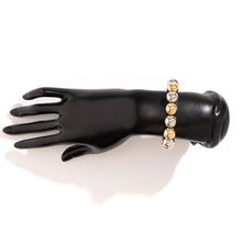 Load image into Gallery viewer, Ladies Elegant Gold Silver Two Tone Ball Bead Bracelet &amp; Choker
