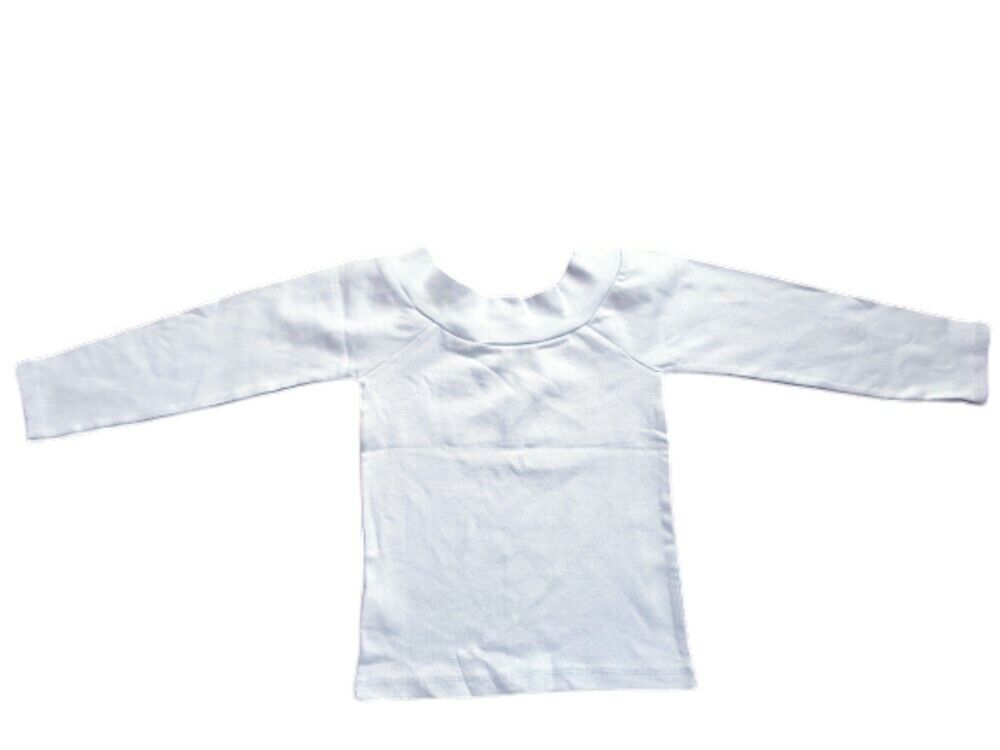 Girls Mint Green Blue Scoop Neck Soft Cotton Rich Longsleeve Top