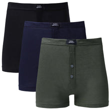 Load image into Gallery viewer, Mens Boxers High Impact Cotton Blend Underwear 3 Pack Briefs Trunks
